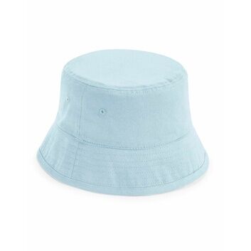 Beechfield  Junior Organic Cotton Bucket Hat Powder Blue