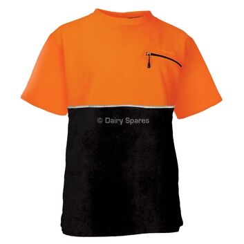 Betacraft Quest Fleece T-Shirt Orange & Black