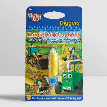 Tractor Ted Magic Painting Diggers Re-Usable Activity Book