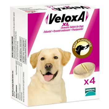 VeloxA XL Chewable Worming Tablets For Dogs alternative