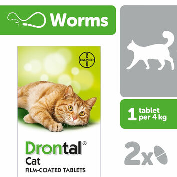 Drontal Cat Film Coated Wormer Tablets