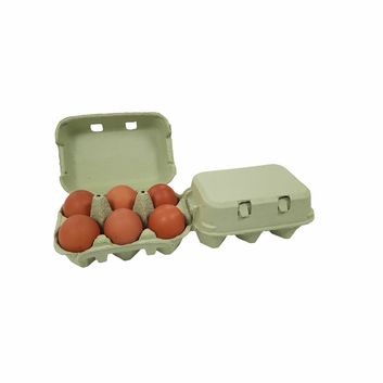 ETON Egg Box Flat Top Green - 260 Pack - DAMAGED PACKAGING SPECIAL!