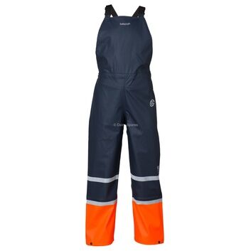 Betacraft Tuffbak Flex Children's Waterproof Bib Over Trousers Navy/Orange