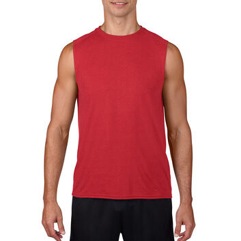 Gildan Performance Sleeveless T-Shirt - Red