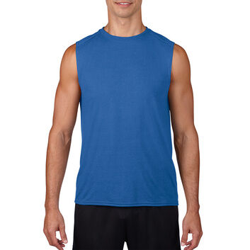 Gildan Performance Sleeveless T-Shirt - Royal Blue