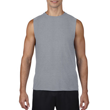 Gildan Performance Sleeveless T-Shirt - Sport Grey