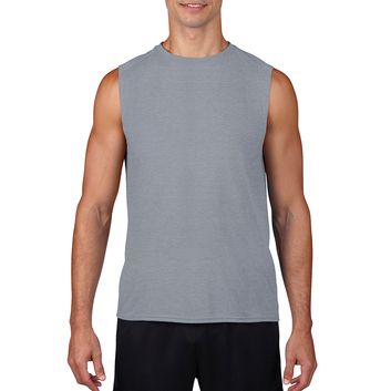 Gildan Performance Sleeveless T-Shirt - Sport Grey