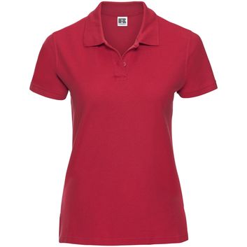 Russell Ultimate Cotton Polo Ladies - Classic Red