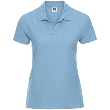 Russell Ultimate Cotton Polo Ladies - Sky Blue