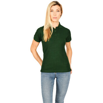 Absolute Apparel Elegant Ladies Fitted Polo - Bottle Green
