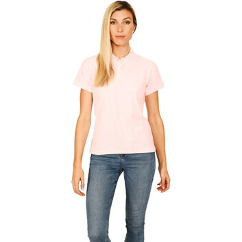 Absolute Apparel Elegant Ladies Fitted Polo - Light Pink
