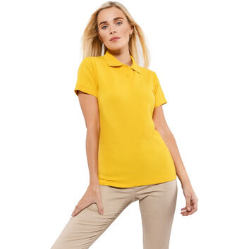Absolute Apparel Elegant Ladies Fitted Polo - Sunflower