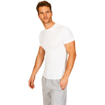 Absolute Apparel Thermal Short Sleeve T-Shirt - White