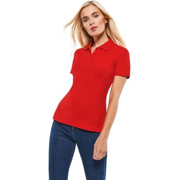 Casual Classics Classic Ladies Polo 190gm - Red