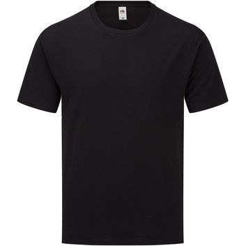 Fruit Of The Loom Iconic 165 Classic T-Shirt - Black