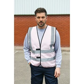 Korntex High Vis Safety Vest - Pink