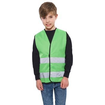 Korntex High Vis Safety Vest Youths - Green