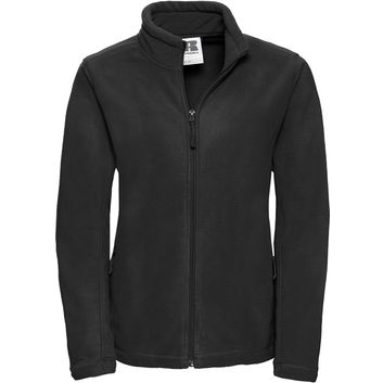 Russell Full Zip Ladies Fleece 320gm - Black