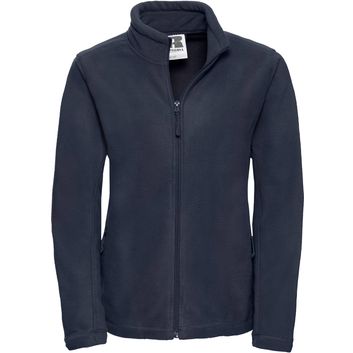 Russell Full Zip Ladies Fleece 320gm - French Navy Blue