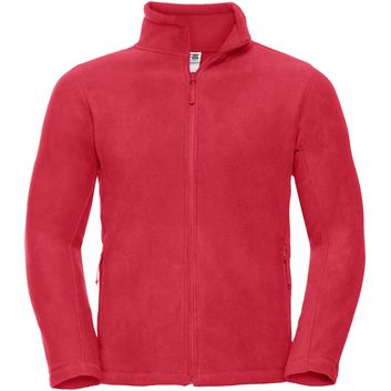 Russell Full Zip Mens Fleece 320gm - Classic Red