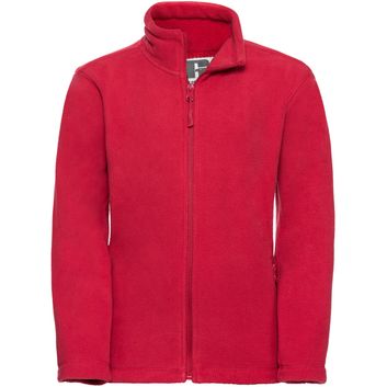 Russell Jerzees Schoolgear Full Zip Youths Fleece 320gm - Classic Red