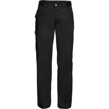 Russell Twill Polycotton Trousers - Black