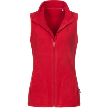 Stedman Active Outdoor Fleece Gilet Ladies - Scarlet Red