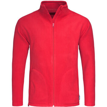 Stedman Active Outdoor Full Zip Fleece - Scarlet Red
