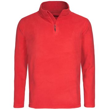 Stedman Active Outdoor Half Zip Fleece Mens - Scarlet Red