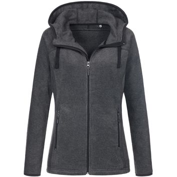 Stedman Active Outdoor Power Fleece Jacket Ladies - Anthra Heather
