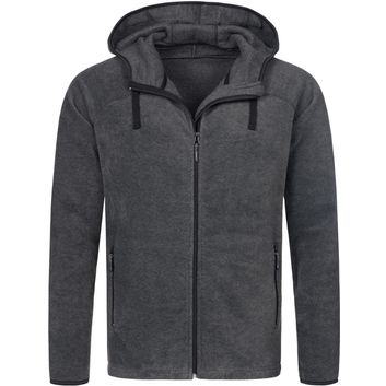 Stedman Active Outdoor Power Fleece Jacket Mens - Anthra Heather