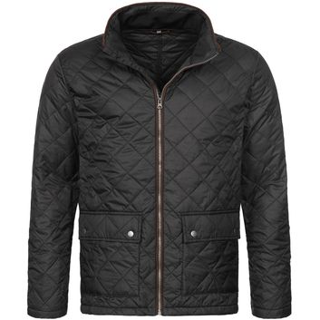 Stedman Active Outdoor Quilted Jacket Mens - Black Opal
