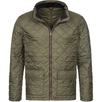 Stedman Active Outdoor Quilted Jacket Mens - Military Green