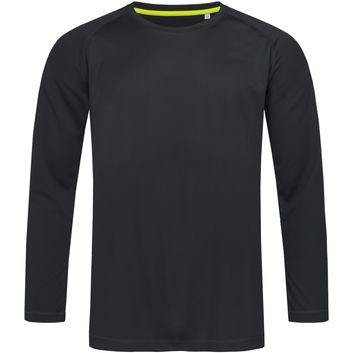 Stedman Active Sports 140 Long Sleeve T-Shirt Mens - Black Opal