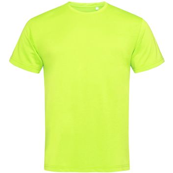 Stedman Active Sports Cotton Touch T-Shirt Mens - Cyber Yellow