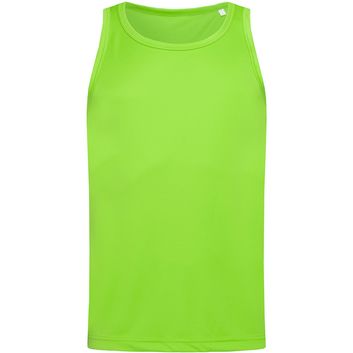 Stedman Active Sports Mens Poly Sports Vest - Kiwi