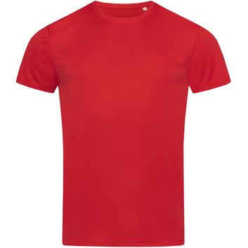 Stedman Active Sports T-Shirt Mens - Crimson Red