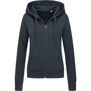 Stedman Active Sports Zip Hood Ladies - Blue Midnight