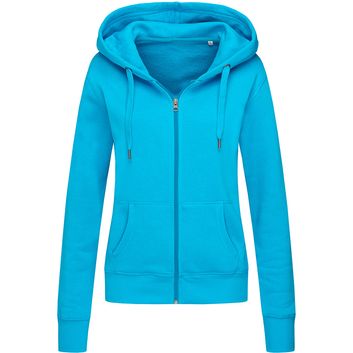 Stedman Active Sports Zip Hood Ladies - Hawaii Blue