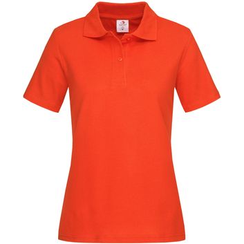 Stedman Classic Cotton Polo Ladies 170gm - Brilliant Orange