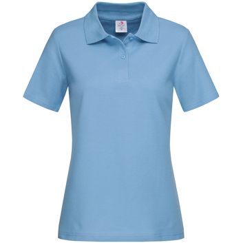Stedman Classic Cotton Polo Ladies 170gm - Light Blue