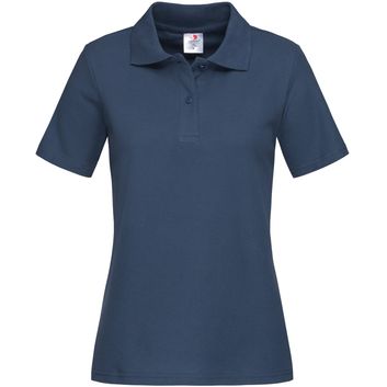 Stedman Classic Cotton Polo Ladies 170gm - Navy Blue
