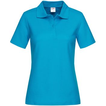Stedman Classic Cotton Polo Ladies 170gm - Ocean Blue
