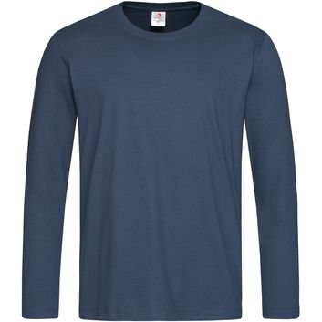 Stedman Classic Long Sleeve T-Shirt - Navy Blue