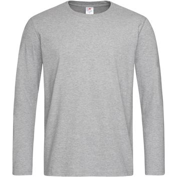 Stedman Comfort Long Sleeve 185gm - Heather Grey
