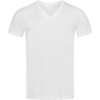 Stedman Green Urban James Organic V Neck T-Shirt Mens - White