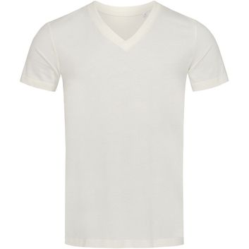 Stedman Green Urban James Organic V Neck T-Shirt Mens - Winter White