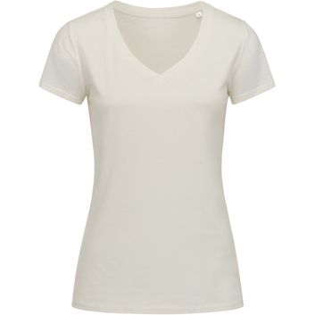Stedman Green Urban Janet Organic V Neck T-Shirt Ladies - Winter White