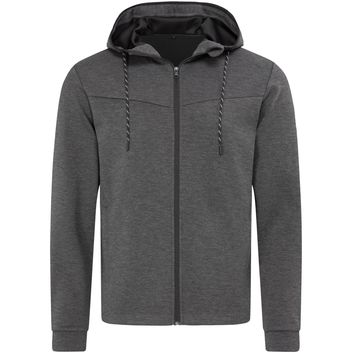 Stedman Recycled Hooded Scuba Jacket Mens - Anthra Heather