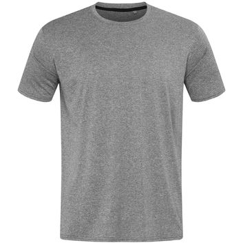 Stedman Recycled Sports T-Shirt Move Mens - Heather Grey